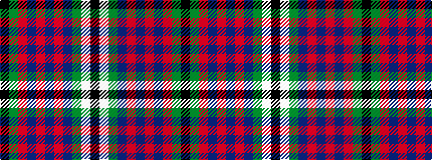 idealised woven sample of pattern KGRBRBRBGWK