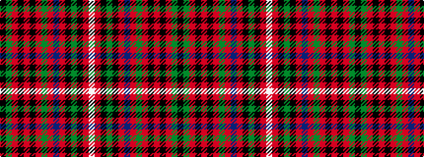 idealised woven sample of pattern KGRKRKRGRBRKGKRW