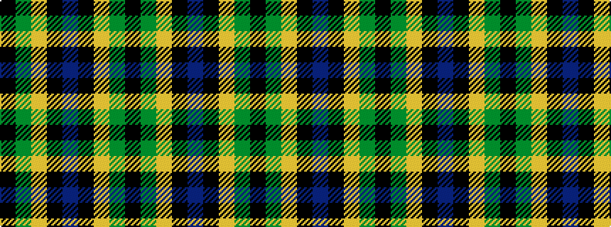 idealised woven sample of pattern KGYKBKYGK