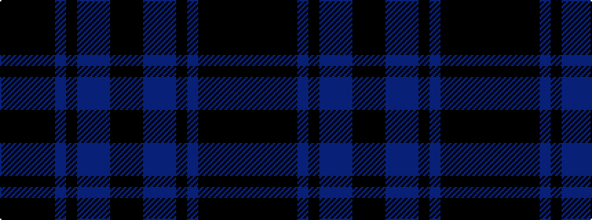 idealised woven sample of pattern KKBBBKBKKKKK