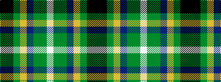 idealised woven sample of pattern KKGYBGGW