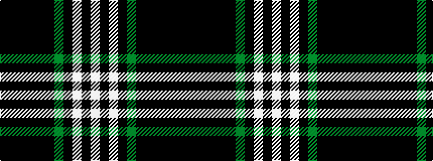 idealised woven sample of pattern KKKKKKGKWKW