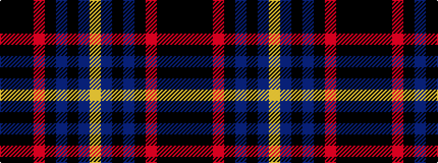 idealised woven sample of pattern KKKRKBKBY