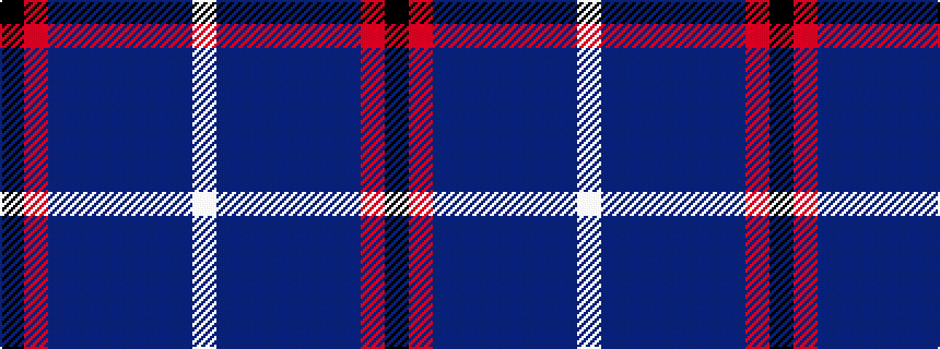 idealised woven sample of pattern KRBBBBBBW
