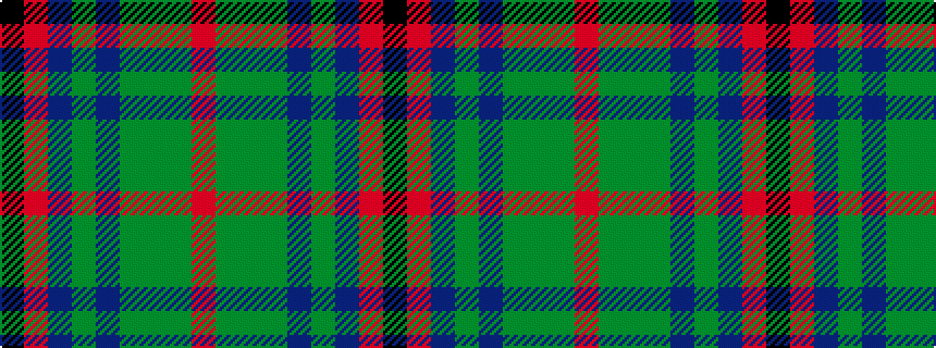 idealised woven sample of pattern KRBGBGGGR