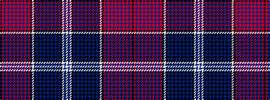 idealised woven sample of pattern KRBRBRBRBRBRBRBRKWKBKBKBKBKBKBKBKWBW