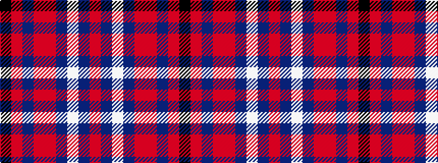 idealised woven sample of pattern KRBRRBWBR