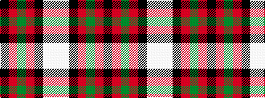 idealised woven sample of pattern KRGRKWW