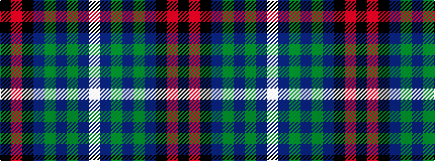 idealised woven sample of pattern KRKBGBGBW
