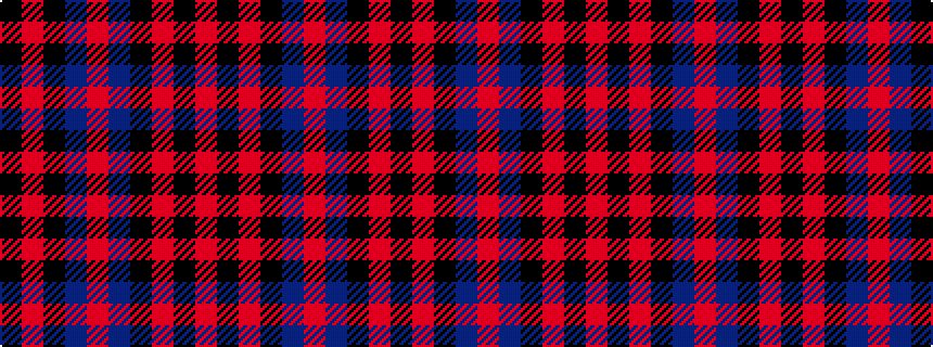 idealised woven sample of pattern KRKBRBKRKR