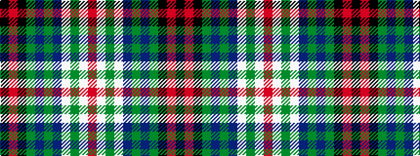 idealised woven sample of pattern KRKGBGBWGWR
