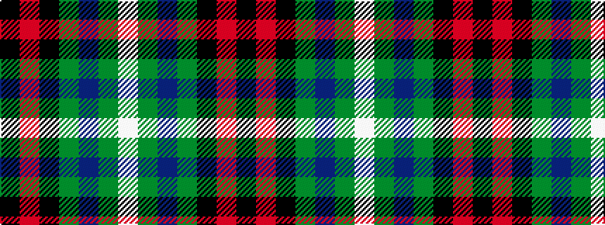 idealised woven sample of pattern KRKGBGW