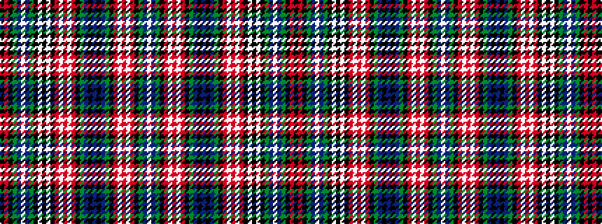 idealised woven sample of pattern KRKGBWBGKWKWKRWRWRKGBKBKBGKRWRWRKGBW