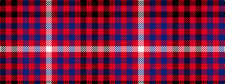 idealised woven sample of pattern KRKRBRBRW