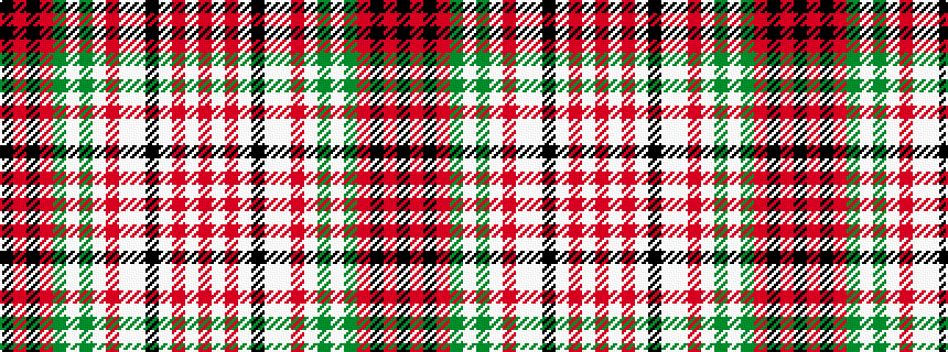 idealised woven sample of pattern KRKRGWGWRWWKWRWR