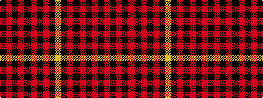 idealised woven sample of pattern KRKRKRKRKY