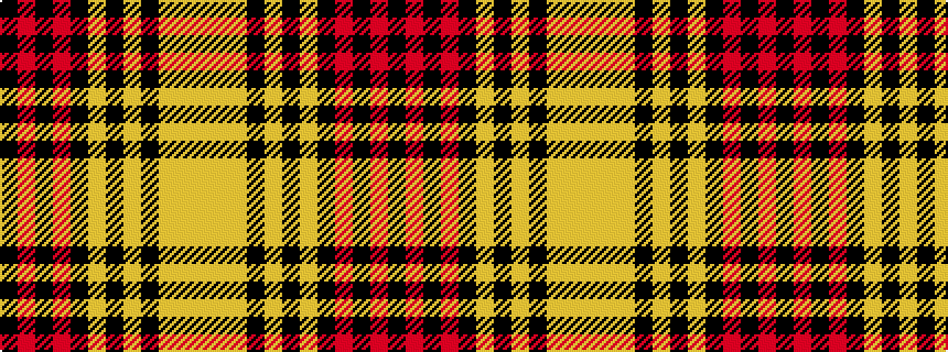 idealised woven sample of pattern KRKRKYKYKYYY