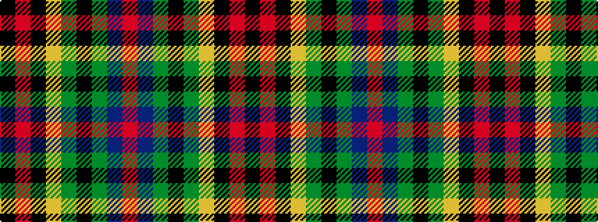 idealised woven sample of pattern KRKYGKGBR