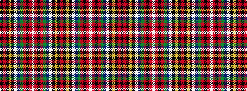 idealised woven sample of pattern KRKYKWBGRKRWRKRGBWKYKR