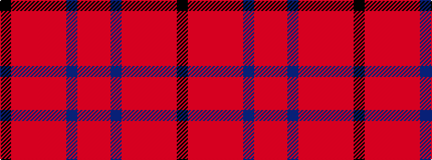idealised woven sample of pattern KRRRRRBRR