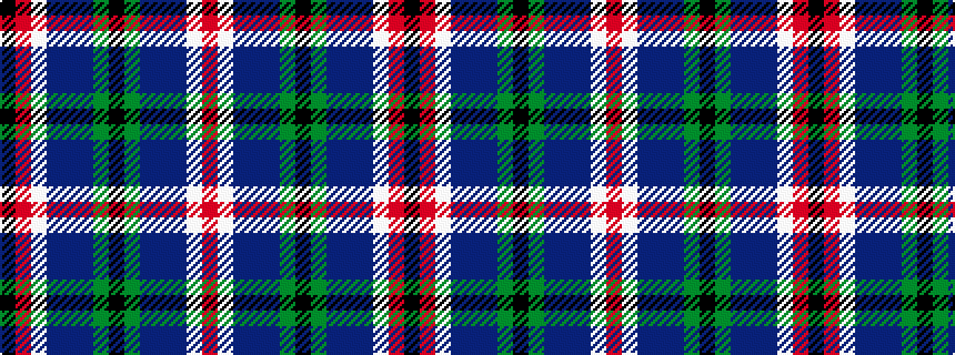 idealised woven sample of pattern KRWBBBGKGBBBWR