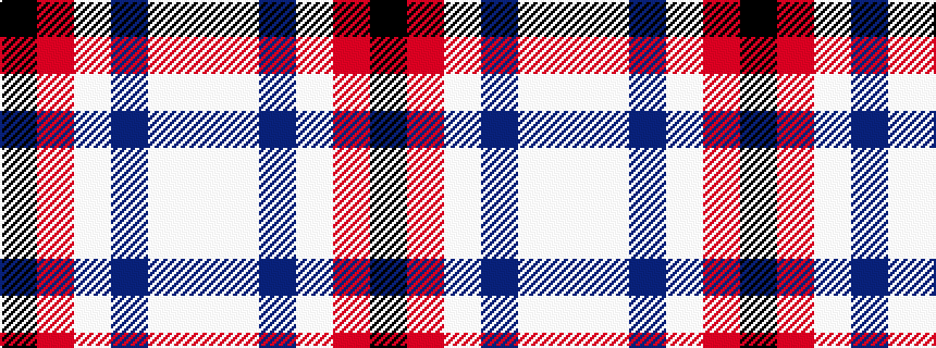 idealised woven sample of pattern KRWBWW