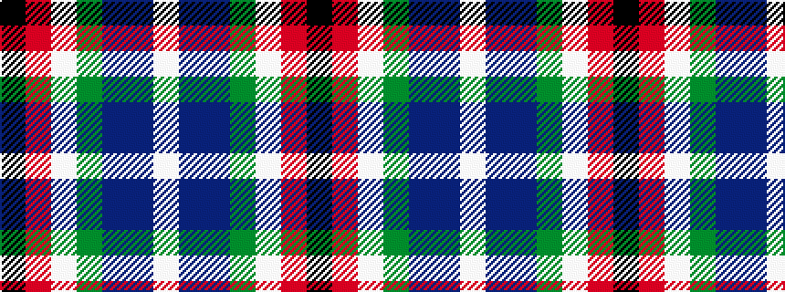 idealised woven sample of pattern KRWGBBW