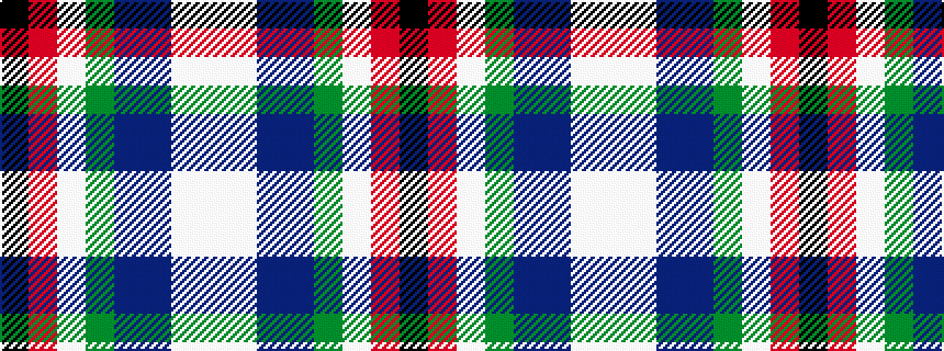 idealised woven sample of pattern KRWGBBWW