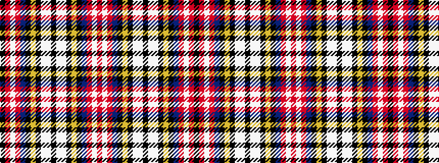idealised woven sample of pattern KRWRBKYKWWKWWKYKBRWR