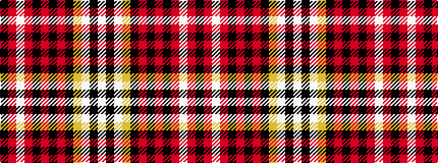 idealised woven sample of pattern KRWRKRKRKYWKW