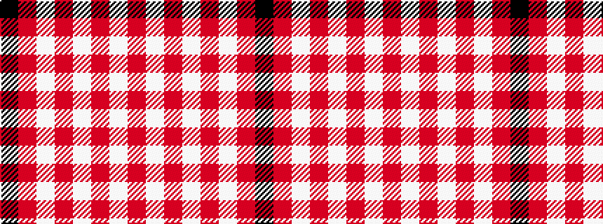 idealised woven sample of pattern KRWRWRWR