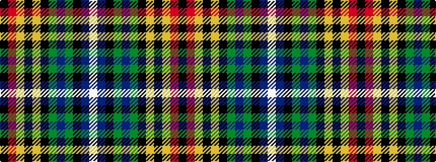 idealised woven sample of pattern KRYKYKGBGKBW