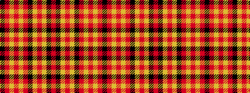 idealised woven sample of pattern KRYRYRKYRYKR