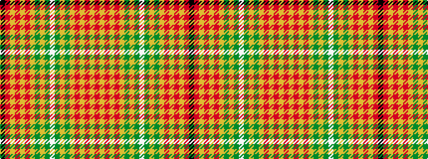 idealised woven sample of pattern KRYRYRYGYGWGYGYRYRYR