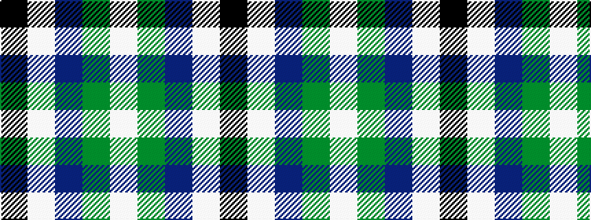 idealised woven sample of pattern KWBGW