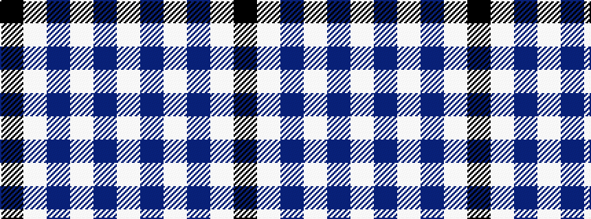 idealised woven sample of pattern KWBWBW