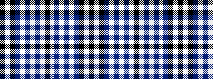 idealised woven sample of pattern KWBWBWBKWK