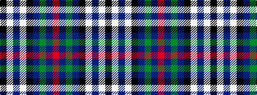 idealised woven sample of pattern KWBWKBGBR