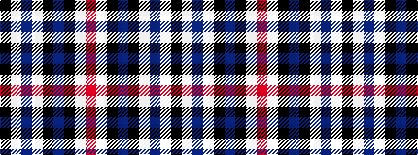 idealised woven sample of pattern KWBWKBKWR