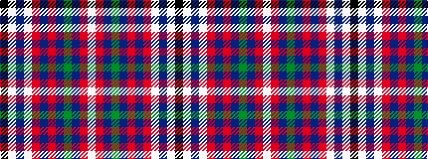 idealised woven sample of pattern KWBWRBRBGBRW