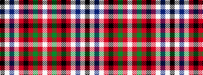 idealised woven sample of pattern KWBWRKRGRW