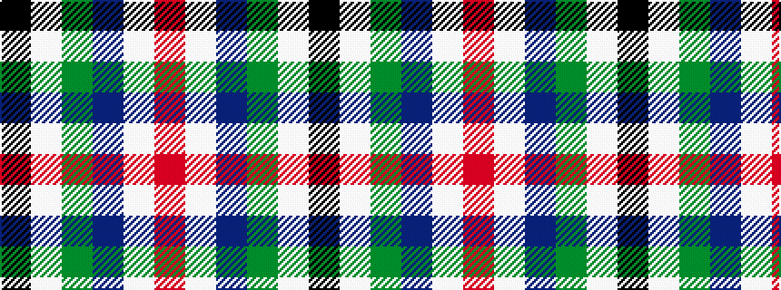 idealised woven sample of pattern KWGBWR