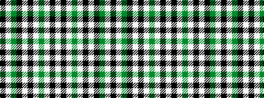 idealised woven sample of pattern KWGKWKWGWKW