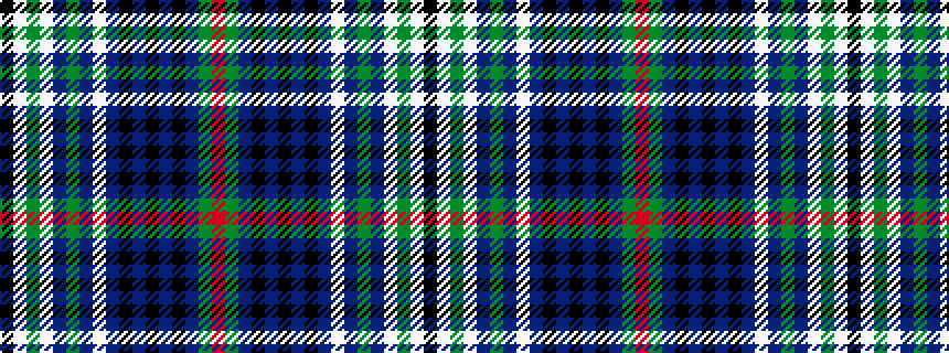 idealised woven sample of pattern KWGWBGBWBKBKBKBGR