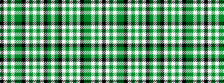 idealised woven sample of pattern KWGWGGKWGWGWKGW