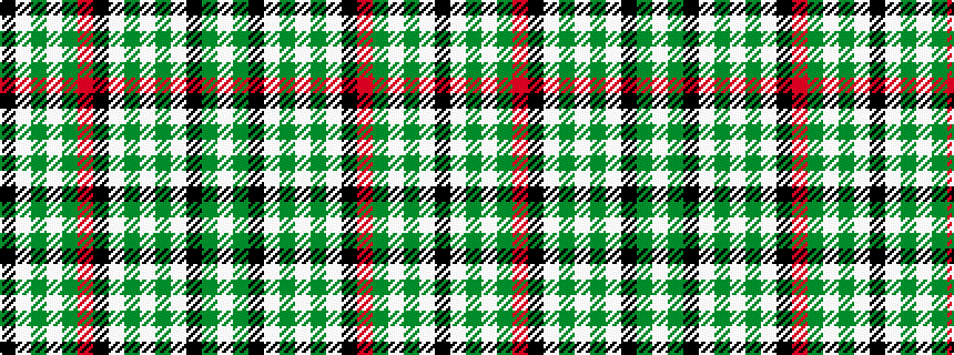 idealised woven sample of pattern KWGWGRKWGWGWKGW