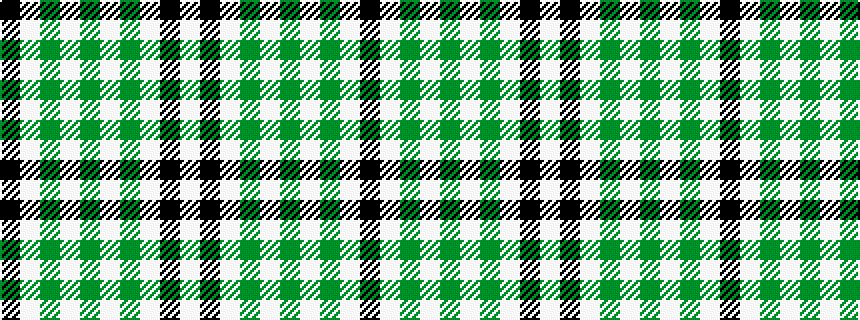 idealised woven sample of pattern KWGWGWGWKW