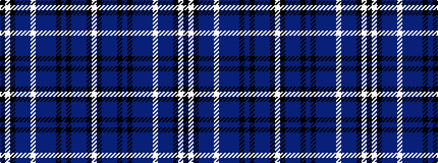 idealised woven sample of pattern KWKBBBWBBBBKBKBBBKW