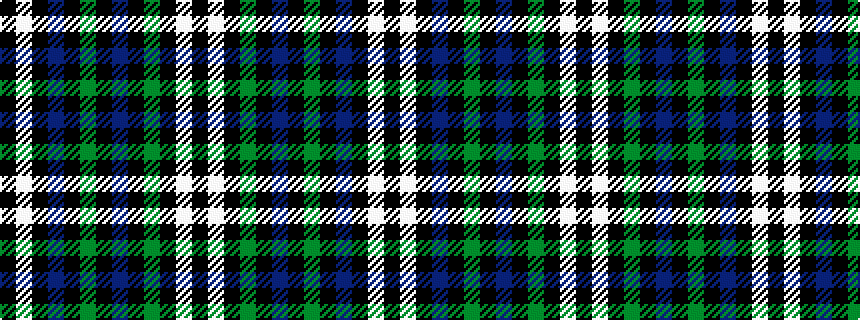 idealised woven sample of pattern KWKBKGKBKGKWK