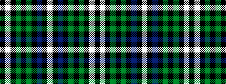 idealised woven sample of pattern KWKGKGKBKW